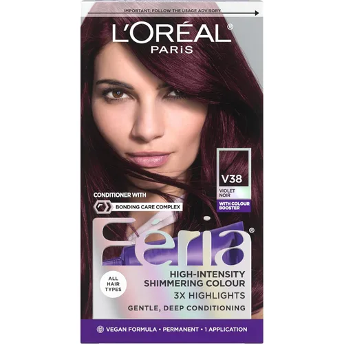 Miniatura 34 de L'Oreal Paris Feria - Tinte permanente multifacético y brillante, 60 Crystal Brown (castaño claro), paquete de 1 60 marrón claro