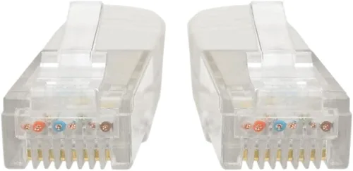 Miniatura 24 de Tripp Lite Cable de conexión moldeado Gigabit Cat6 Cat5e RJ45 M/M 550MHz Amarillo