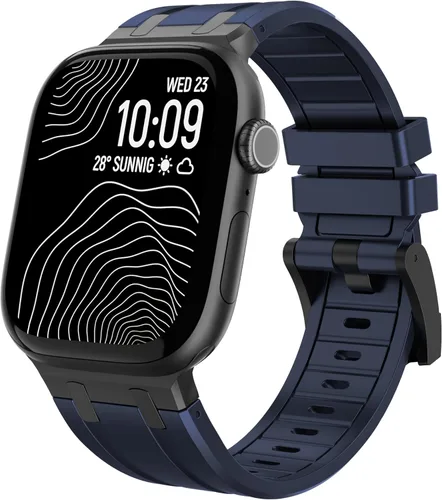 Raycarrey AP - Correas deportivas de lujo para Apple Watch Band Ultra 3/2/1 1.929 in 1.811 in 1.772 in 1.732 in 1.654 in 1.614 in 1.575 in 1.496 in