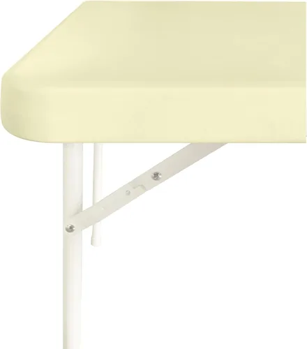 Miniatura 3 de Mantel elástico para mesa auxiliar de cóctel, ajustable de elastano, tamaño pequeño, para mesa auxiliar, 24 x 24 pulgadas, color beige