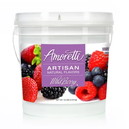 Miniatura 196 de Amoretti - Pasta natural de sabor artesanal de bayas silvestres, 8 onzas, perfecta para helados, bebidas, pasteles y más, sin conservantes, vegana
