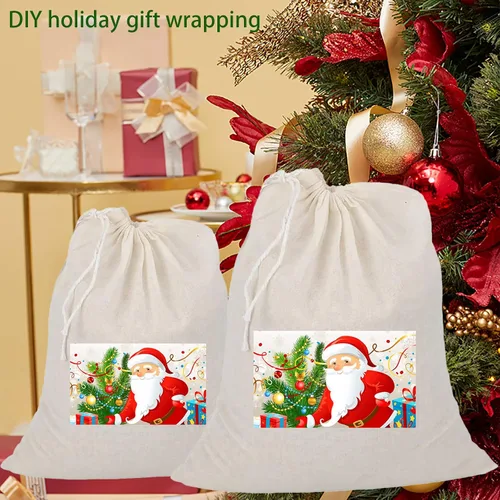 Miniatura 7 de 20 bolsas reutilizables de muselina de algodón con cordón, bolsas de algodón natural sin blanquear, para café, té, preparar nueces, leche