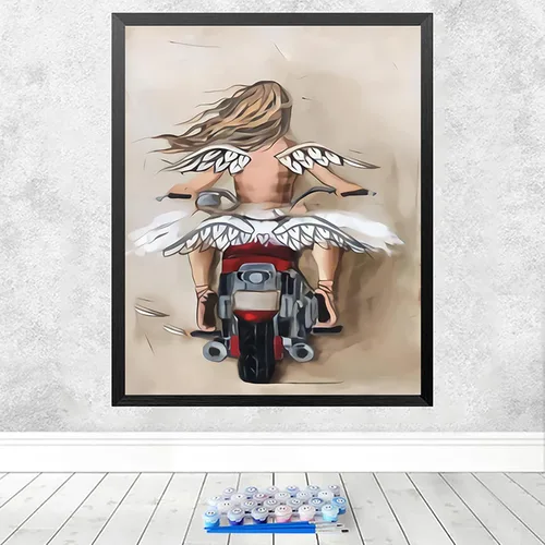 MLSG Pintura por números DIY para adultos, pintura fácil por números para principiantes, pintura acrílica de acuarela por número para adultos, 29960