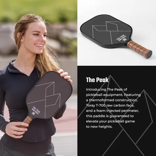 Miniatura 2 de Bison Paddles: Thermoformed Carbon Fiber Pickleball Paddle - Professional Grade Construction for Maximum Spin and Power Paddle Tuning Kit Included