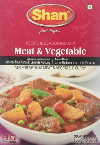 Miniatura 330 de Shan Korma Recipe and Seasoning Mix 1.76 oz (50g) - Spice Powder for Traditional Meat in Yogurt Sauce - Suitable for Vegetarians - Airtight Bag in a