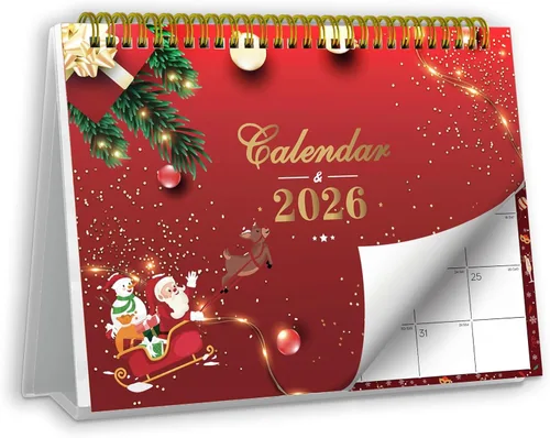 Miniatura 11 de Calendario de escritorio pequeño 2026-2027, calendario de escritorio 2026 de pie, de abril de 2026 a junio de 2027, 8 x 6 pulgadas, calendario