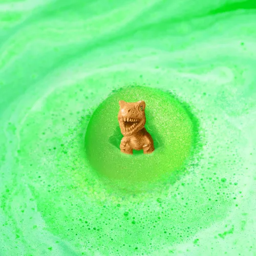 Miniatura 5 de Gran bomba de baño sorpresa de dinosaurio, 6 juguetes sorpresa de dinosaurio para coleccionar en total, uno por bomba de baño, juguete efervescente
