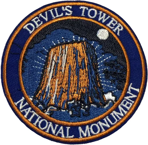 Devil's Tower National Park - Parche bordado de 3.0 pulgadas para planchar o coser, decorativo, para vacaciones, recuerdo, vagar, naturaleza, vida