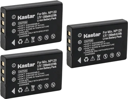 Miniatura 4 de Kastar Batería de repuesto para cámara digital Fujifilm NP-120, NP-120B, FNP120, TOSHIBA NP-120, PX1657, PENTAX D-LI7, RICOH DB-43, CONTAX BP-1500S