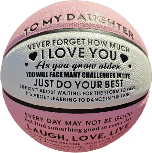 Miniatura 9 de Balón de Baloncesto Grabado para Interior y Exterior para Hijo, Nieto, Hija - Regalo Personalizado de Baloncesto, Regalo de Navidad y Cumpleaños