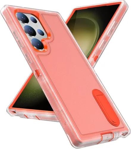 Miniatura 16 de IDweel Funda para Galaxy S22, para Galaxy S22 con soporte, protección resistente a prueba de golpes, antiarañazos, funda dura de estudio para Galaxy