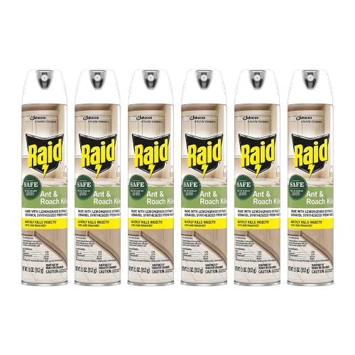 Miniatura 11 de Raid Ant and Roach Killer Aerosol con aceites esenciales (11 onzas (paquete de 2))