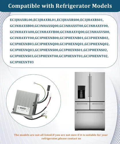 Miniatura 4 de W10133449 Placa de control del inversor del refrigerador se adapta a Whirlpool Kenmore KitchenAid Jenn Air, VCC3 1156 09 A 52 Inverter Board