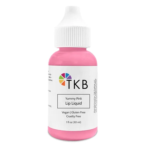TKB - Color líquido de labios | Color de labios líquido para base brillante TKB, brillo de labios para bricolaje, brillo de labios pigmentado y Rosa