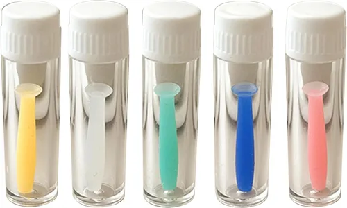 Miniatura 5 de Herramienta de silicona para quitar lentes de contacto, accesorio multiusos para el cuidado de lentes, pinzas portátiles para lentes de contacto