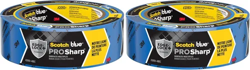 Miniatura 11 de ScotchBlue PROSharp Cinta de Pintor de 2 pulgadas de ancho (1.88 pulgadas x 60 yardas), 3 rollos de cinta azul que protege superficies y se quita