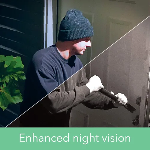 Miniatura 5 de Arlo Ultra - Cámara de seguridad 4K UHD sin cables para interiores y exteriores con visión nocturna de color, visión de 180°, audio de 2 vías, foco