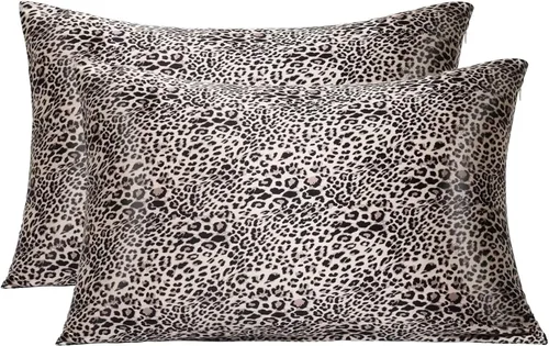 Miniatura 19 de MANSPHIL Funda de almohada de seda de morera 6A estándar gris para cabello y piel, suave y refrescante, 22 momme fundas de almohada 100% seda