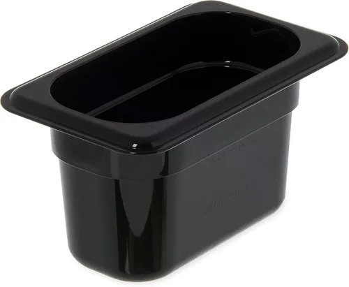Miniatura 10 de Carlisle FoodService Products Pan plástico para alimentos 1/9 tamaño 4 pulgadas profundo claro Transparente