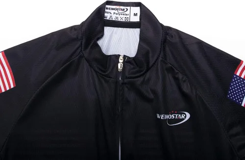 Miniatura 50 de Weimostar Hombre Ciclismo Jersey Manga Corta Bicicleta Ropa Multicolor Diamante