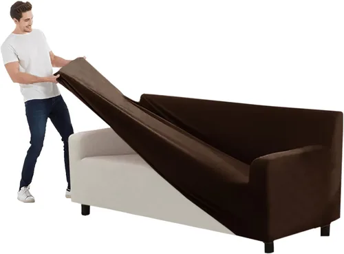 Miniatura 127 de Funda para Sofá de Terciopelo, Fundas Elásticas para Sofá para Funda Principal Separada/Respaldos y Cojines de Asiento, Funda para Sofá, para Fundas