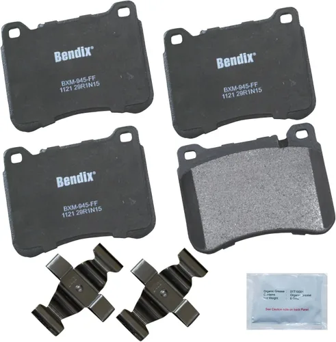 Miniatura 413 de Pastillas de freno delanteras cerámicas Bendix Priority1 CFC2302 para Hyundai Elantra 2021, Sonata 2022-2020, Kia K5 2023-2021