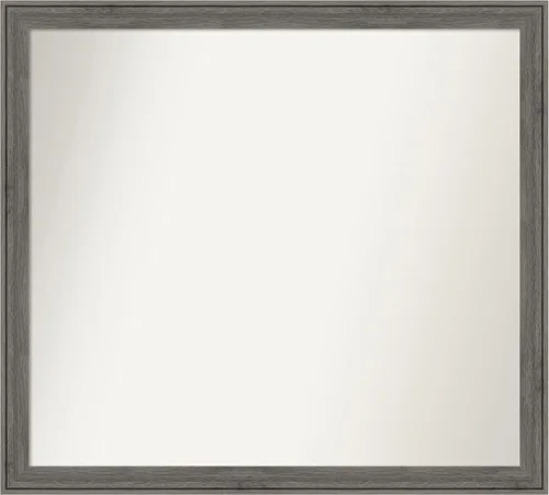 Miniatura 123 de Amanti Art Espejo personalizado, espejo de baño gris plomo a rayas, espejo de pared o espejo de tocador de baño sobre el fregadero