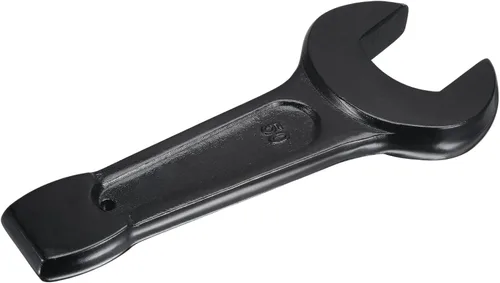 Miniatura 4 de uxcell Llave de golpe de extremo abierto de 1.969 in, herramienta de mano de llave de cabeza única de acero de alta resistencia