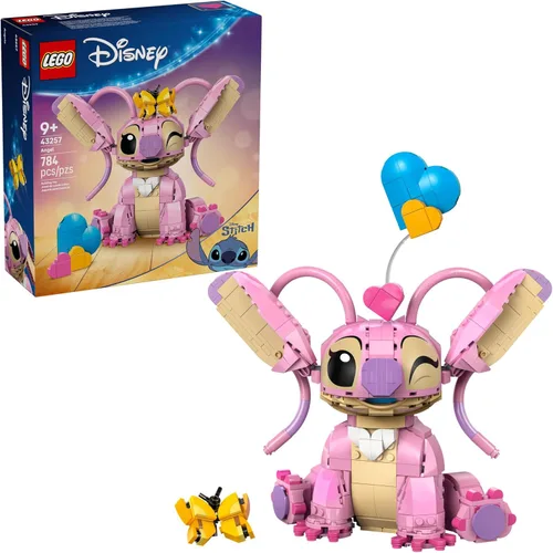 LEGO Disney Angel Lilo & Stitch Juguete para niños, decoración de habitación y juego de construcción para niñas y niños, a partir de 9 años, idea de