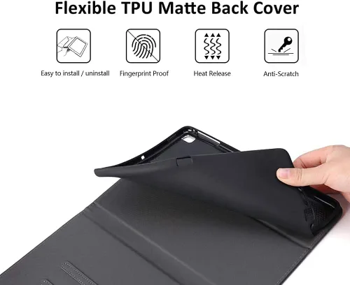 Miniatura 6 de Funda para iPad Mini, iPad Mini 1 2 3 4 5 y juego de posavasos, funda de piel sintética con soporte y apagado automático para iPad 5/4/3/2/1