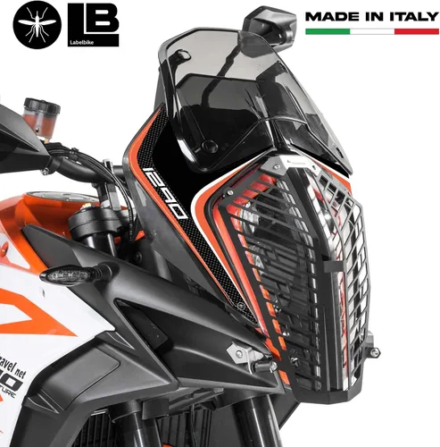 Miniatura 3 de labelbike - Pegatinas 3D para bozal de motocicleta y decoración en resina compatible con KTM 1290 Super Adventure S 2017-2020