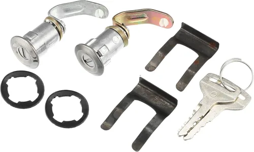 X AUTOHAUX 1 juego de cilindros de cerradura de puerta con llaves para Toyota Land Cruiser 1975 1976 1977 1978 1979 1980 1981 1982 1983 6 cilindros