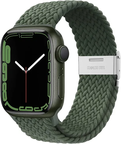 Qimela Correa Compatible con Apple Watch de 1.49/1.57/1.61/1.65/1.73/1.77/1.77/1.93 pulgadas para Mujeres y Hombres, Correa Deportiva Solo Loop