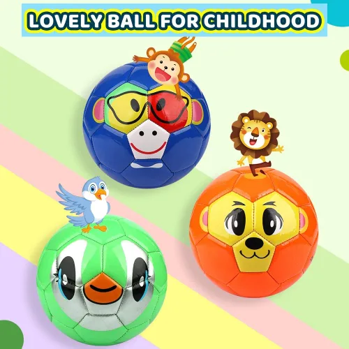 Miniatura 4 de Mini pelotas de fútbol para niños pequeños de 6 a 12 meses, 6 pulgadas, pelotas deportivas para interiores y exteriores, letras educativas, regalo