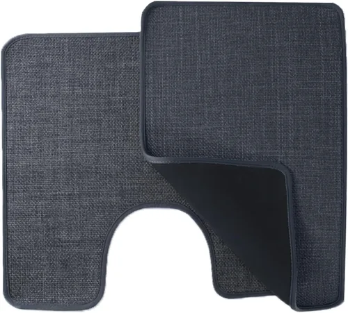 Miniatura 13 de Alfombras de baño, tapetes de baño para baño antideslizantes lavables, secado rápido, absorción de agua, se ajustan debajo de la puerta, ultra