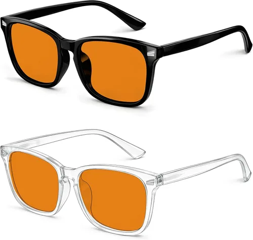 Miniatura 9 de Gafas de luz azul para niños y niñas, paquete de 2 lentes de luz azul para adolescentes y niños, anteojos falsos, anteojos para niños pequeños, de 6