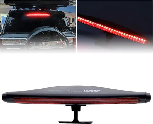 Miniatura 6 de Tercera luz LED de freno, luz trasera central de montaje alto, barra de luz roja universal para remolque, para automóvil, SUV, camión, 28 LED de 12