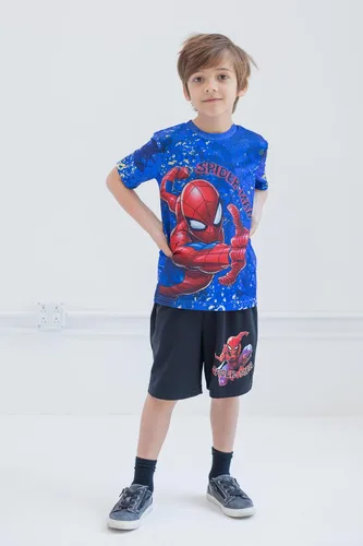 Miniatura 2 de Marvel Conjunto de camiseta y pantalones cortos de Spider-Man para niños pequeños y grandes