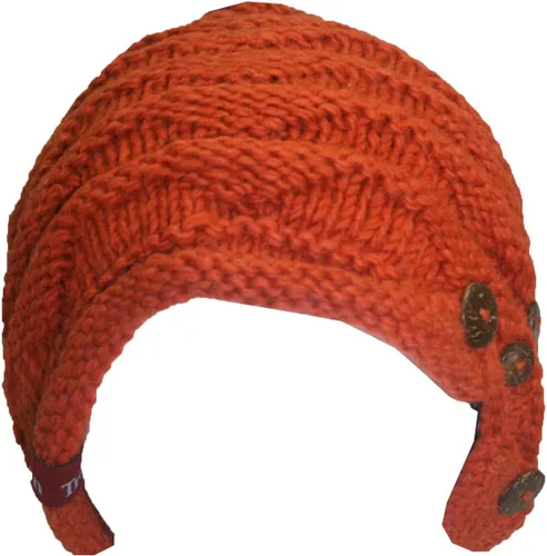 Miniatura 6 de Agan Traders 1414 - Gorro de punto de lana acanalada de gran tamaño, grueso y suave forro polar