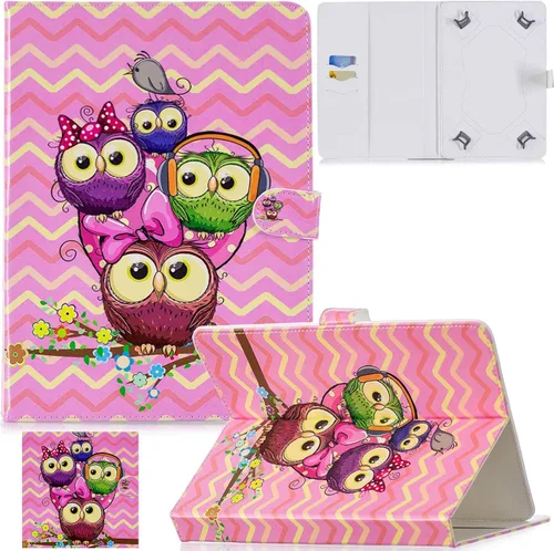 Miniatura 16 de Funda universal para tablet de 9.0 a 10.5 pulgadas, ranuras para tarjetas para iPad 9.7/iPad 10.2/iPad 10.5/Galaxy Tab 3 10.1/Tab 4 10.1/Tab S3 Oso