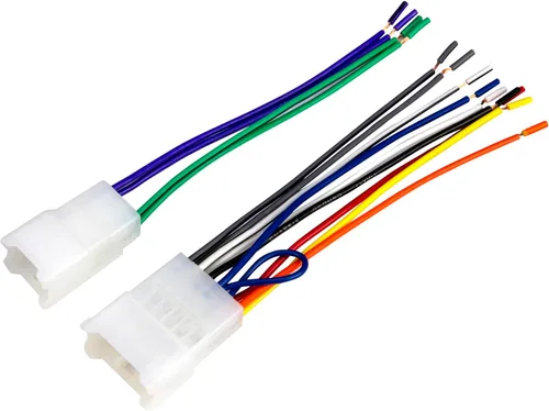 Scosche TA02B Arnés de cableado estéreo compatible con vehículos selectos Toyota, Lexus, Scion y Subaru 1986-20, arnés de cable de radio del mercado