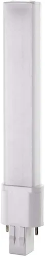 Satco S28729 - Bombilla LED PL de 2 pines tipo B de 6 W, reemplazo CFL de 13 W, base GX23, 5000 K, color blanco