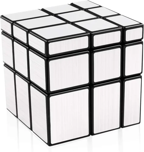 Miniatura 9 de D-FantiX Shengshou - Cubo de espejo de 3 x 3 pulgadas, cubo de velocidad, bloques de espejo dorado, cubo de 3 x 3 x 3 pulgadas, diferentes formas