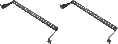Miniatura 8 de Barra de gestión de cables horizontal de 19 pulgadas para montaje en rack de 19 pulgadas, barra transversal de cable horizontal ajustable