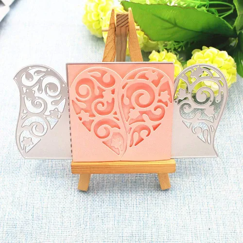 Miniatura 7 de Troqueles de corte de metal con forma de tarjeta 3D, plantillas de grabación en relieve para manualidades, álbumes de recortes, álbum de fotos