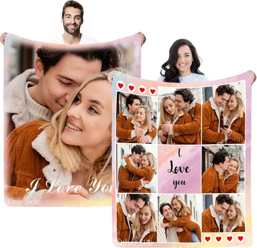 Miniatura 9 de Regalos personalizados de cumpleaños para el Día del Padre, para papá, abuelo, hombres, manta personalizada con fotos para mi papá, regalos de hija