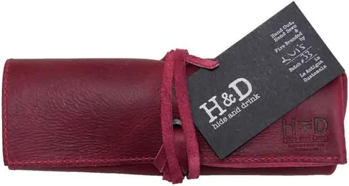 Miniatura 40 de Hide & Drink, Organizador de rollos de reloj de cuero hecho a mano de cuero de grano completo, con capacidad para hasta 4 relojes, fácil de llevar
