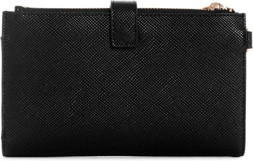 Miniatura 3 de GUESS Cartera organizadora de doble cremallera Laurel, Negro