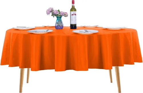 Miniatura 94 de Ascoza Paquete de 2 manteles rectangulares blancos de 60 x 84 pulgadas, tela de poliéster de 4 pies, para bodas, banquetes, restaurantes y fiestas
