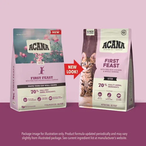 Miniatura 8 de ACANA Comida seca para gatitos First Feast pollo y pescado, bolsa de 4 libras